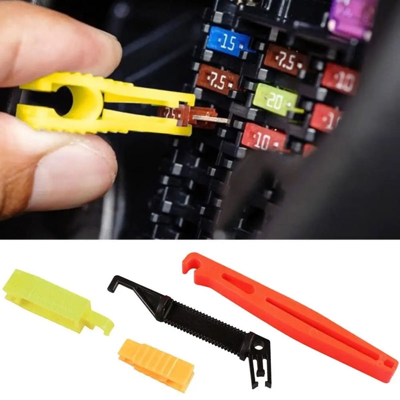 Car Fuse Puller Tool Set Vehicle Fuse Removal And Insertion Clips 4 Pieces 5