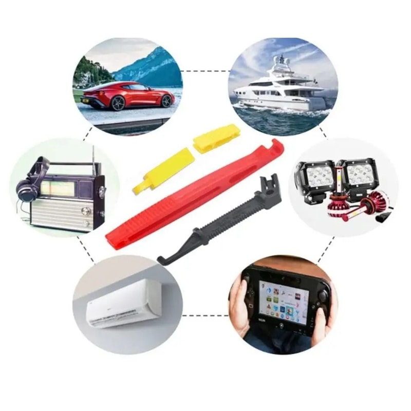 Car Fuse Puller Tool Set Vehicle Fuse Removal And Insertion Clips 4 Pieces 6