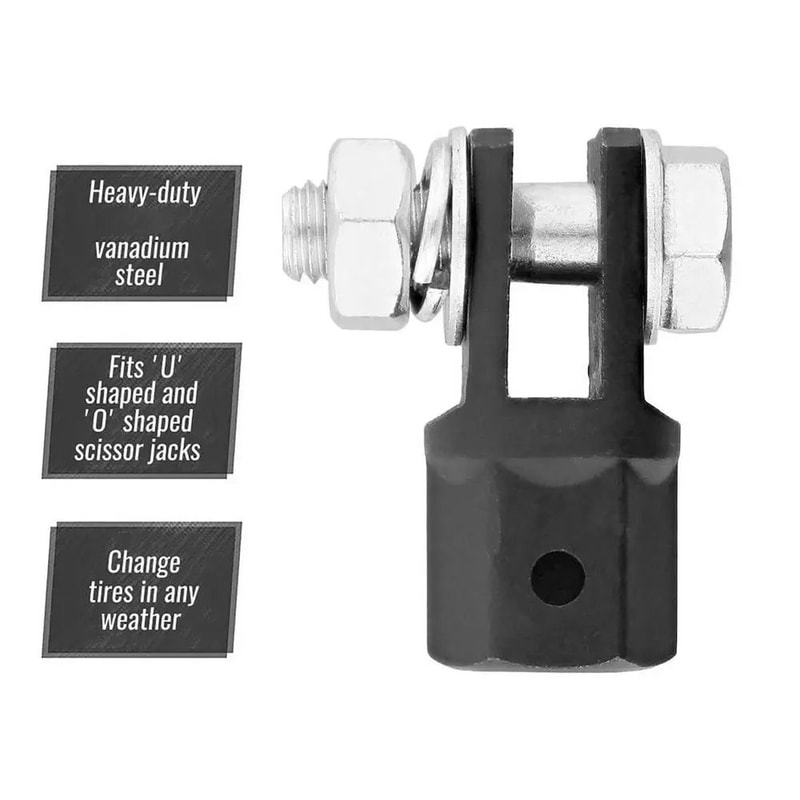 1 2 Inch Car Scissor Jack Socket Adapter Impact Wrench Drive Tool 7