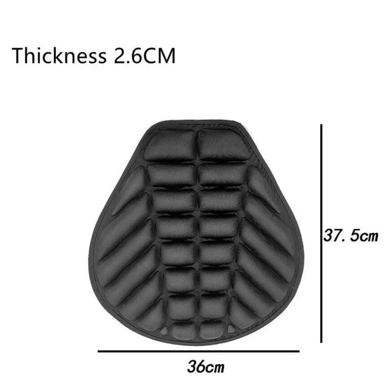 Universal Motorcycle Air Seat Cushion Cover Pressure Relief Riding Pad 2