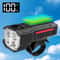 Solar Powered Bicycle Light 2 In 1 Strong Beam Bike Flashlight 3