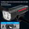 Solar Powered Bicycle Light 2 In 1 Strong Beam Bike Flashlight 6