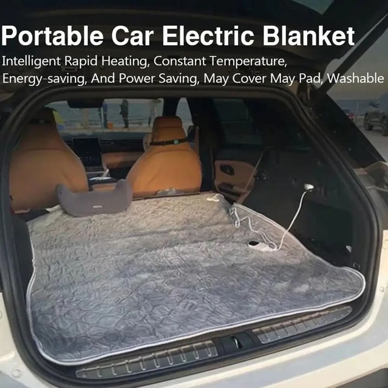 12V Car Electric Blanket Low Voltage Travel Heating Pad For Camping 9