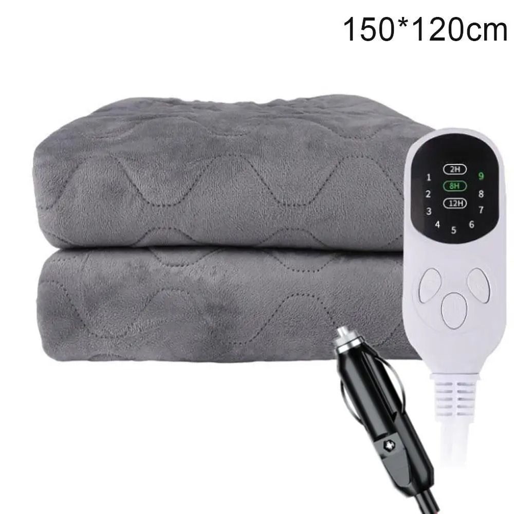 12V Car Electric Blanket Low Voltage Travel Heating Pad For Camping 1