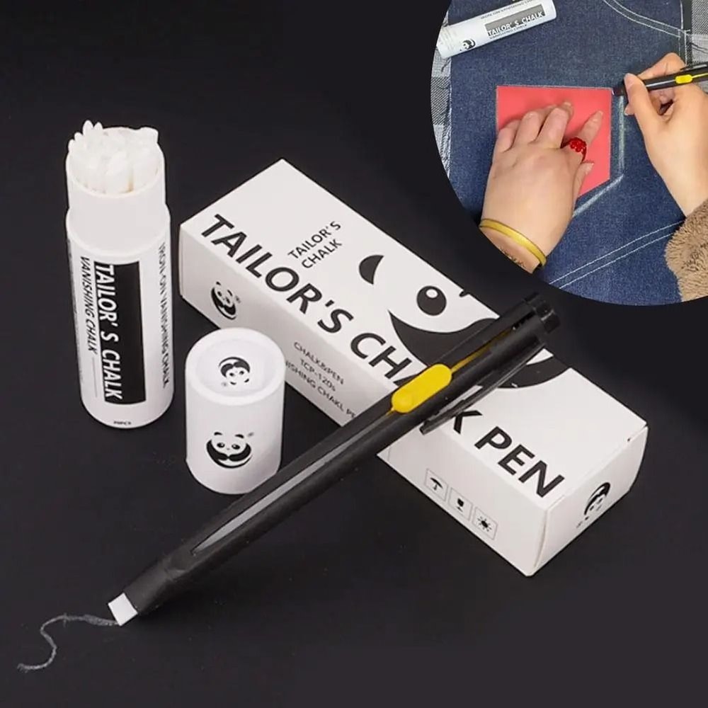 Invisible Fabric Marking Powder Sewing And Cutting Tailor Chalk Set 20 Pieces 4