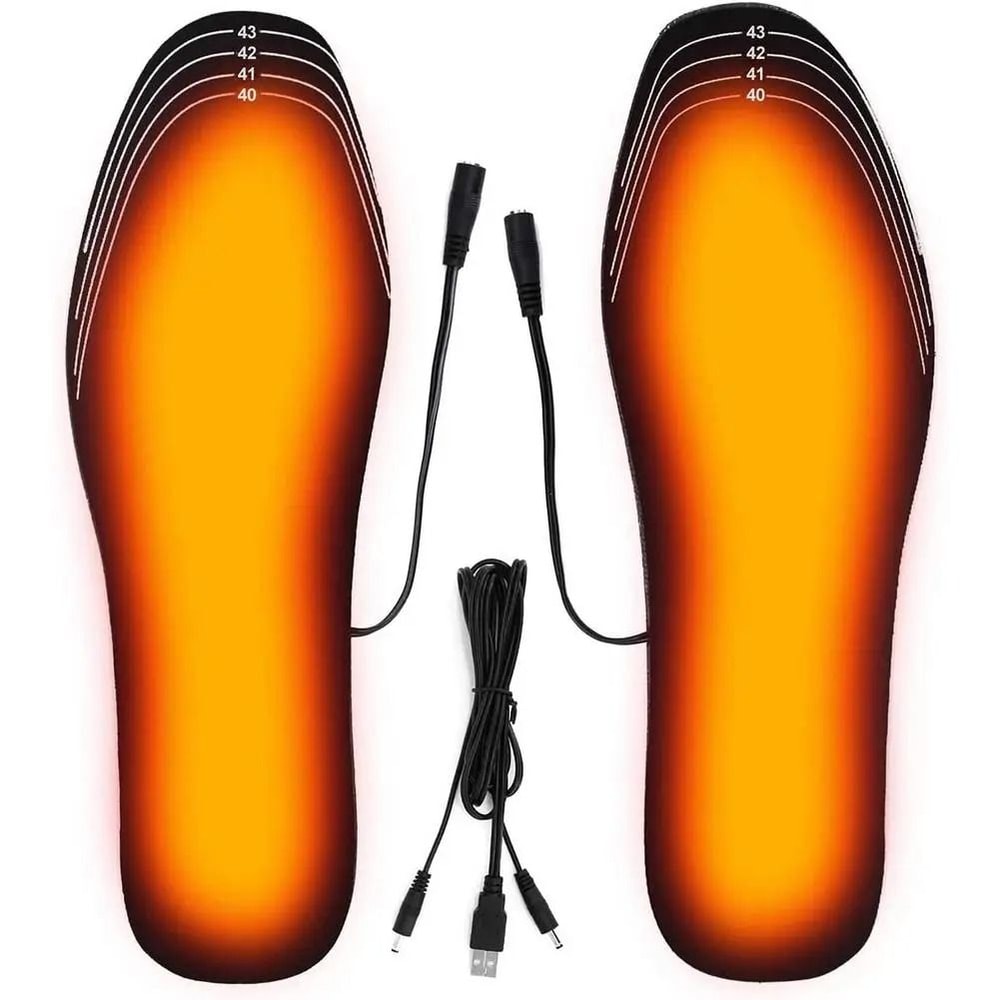 USB Heated Insoles Customizable Foot Warmer Heating Shoe Inserts 0