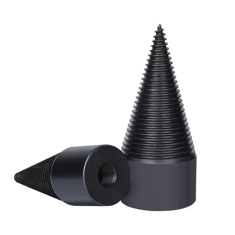 Wood Splitting Cone Drill Bit Heavy Duty Firewood Splitting Tool 6