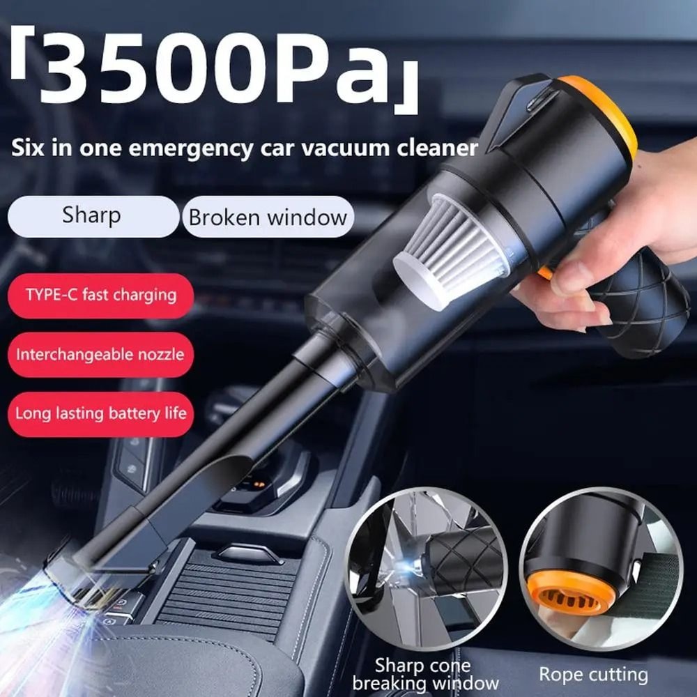Wireless Mini Car Vacuum Cleaner High Power Suction And Blower 4