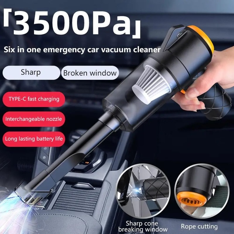 Wireless Mini Car Vacuum Cleaner High Power Suction And Blower 4