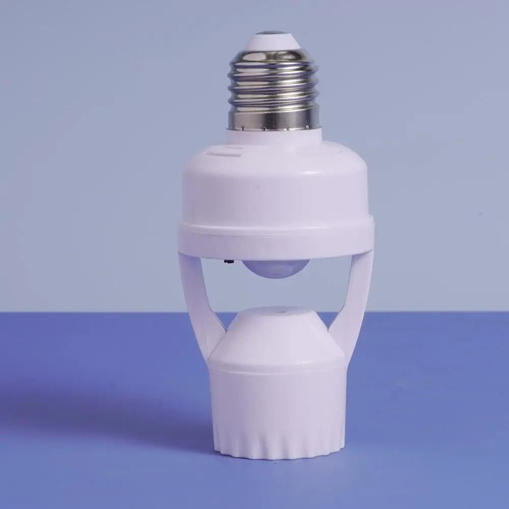 Intelligent E27 Motion Sensor Lamp Holder Infrared Induction Light Socket 6