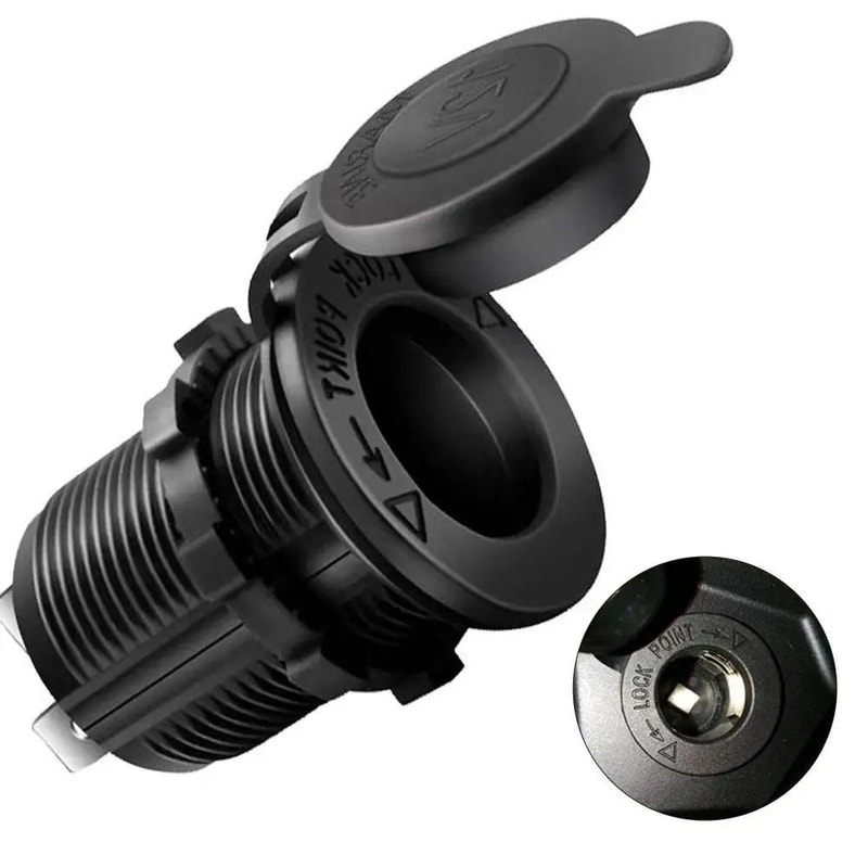 12V To 24V Car Cigarette Lighter Female Socket Power Adapter 6