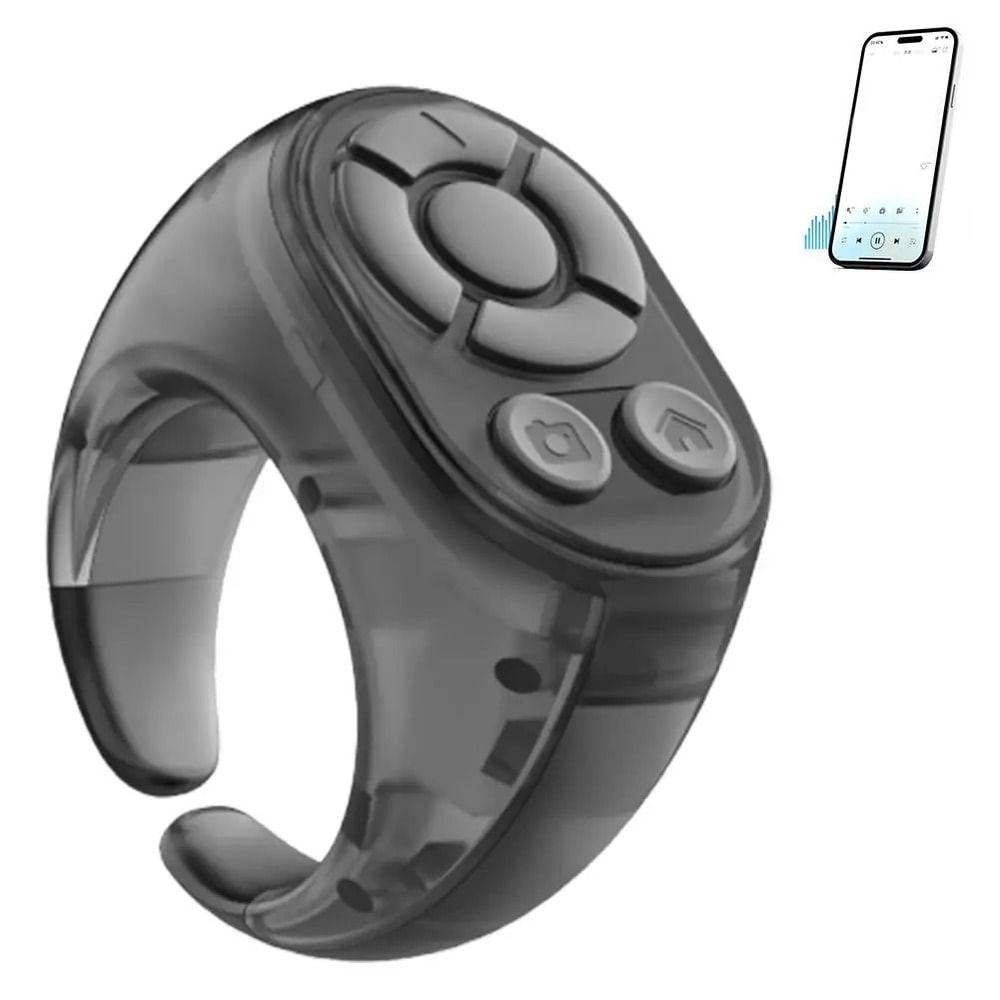 Smart Bluetooth Ring Remote For Selfies Video Scrolling And Page Turning 2