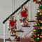 Nordic Christmas Staircase Wreath Hanging Decoration For Festive Home Decor 4