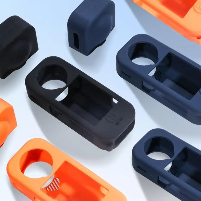 Silicone Protective Case With Lens Cover For Insta360 X4 Air Action Camera 5