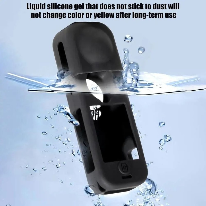 Silicone Protective Case With Lens Cover For Insta360 X4 Air Action Camera 6