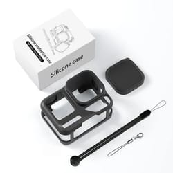 silicone lens protective cover for insta360 ace pro 2 shockproof camera case