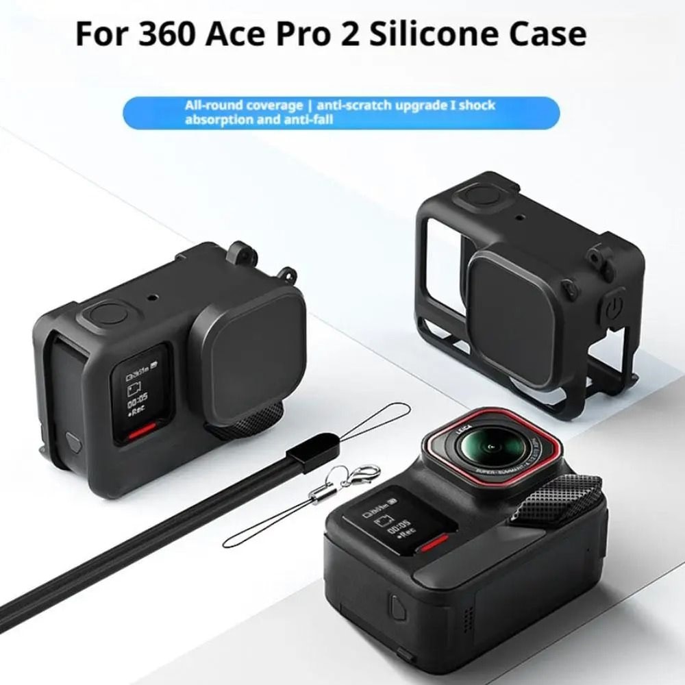 Silicone Lens Protective Cover For Insta360 Ace Pro 2 Shockproof Camera Case 6