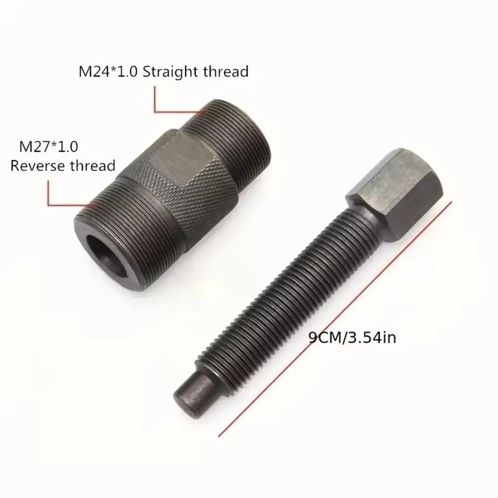 Motorcycle Flywheel Stator Puller Tool Dual Head Magnetic Disassembly Kit 1