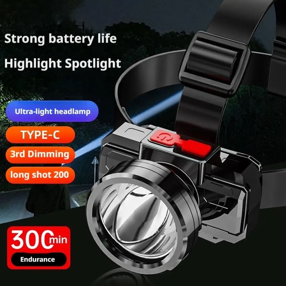 Waterproof Rechargeable LED Sensor Headlamp For Outdoor Night Fishing 3