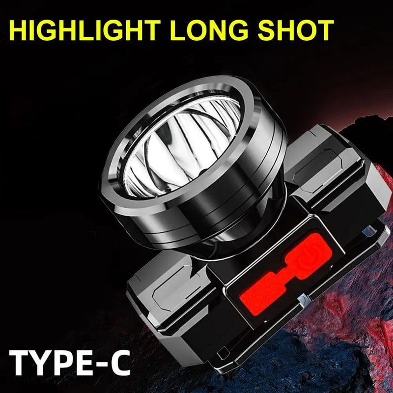 Waterproof Rechargeable LED Sensor Headlamp For Outdoor Night Fishing 4