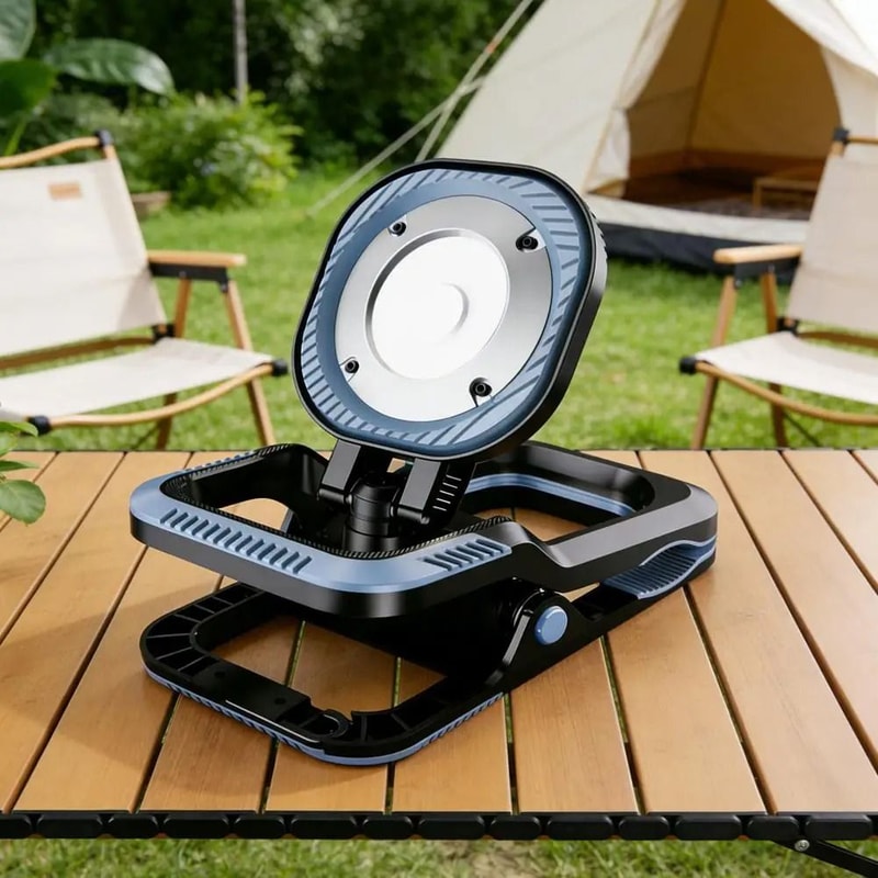 Rechargeable High Lumen Camping Clip Light Portable Tent Emergency Lamp 1