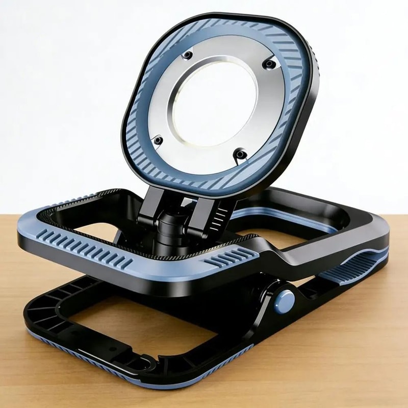 Rechargeable High Lumen Camping Clip Light Portable Tent Emergency Lamp 2