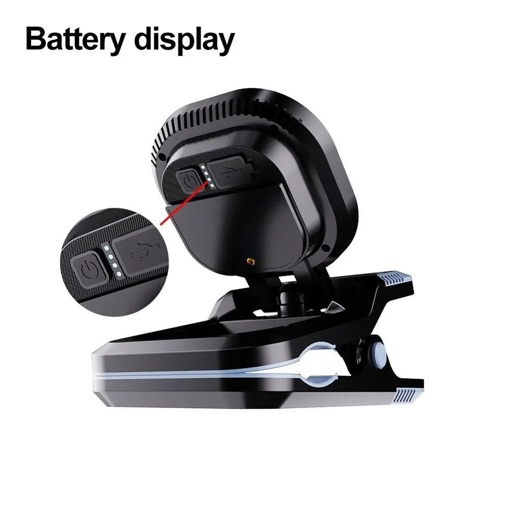 Rechargeable High Lumen Camping Clip Light Portable Tent Emergency Lamp 3