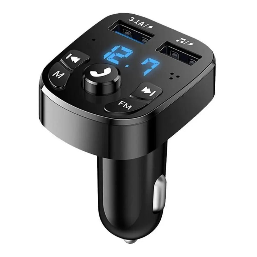12V 24V Bluetooth FM Transmitter Car MP3 Player With USB Fast Charging 0