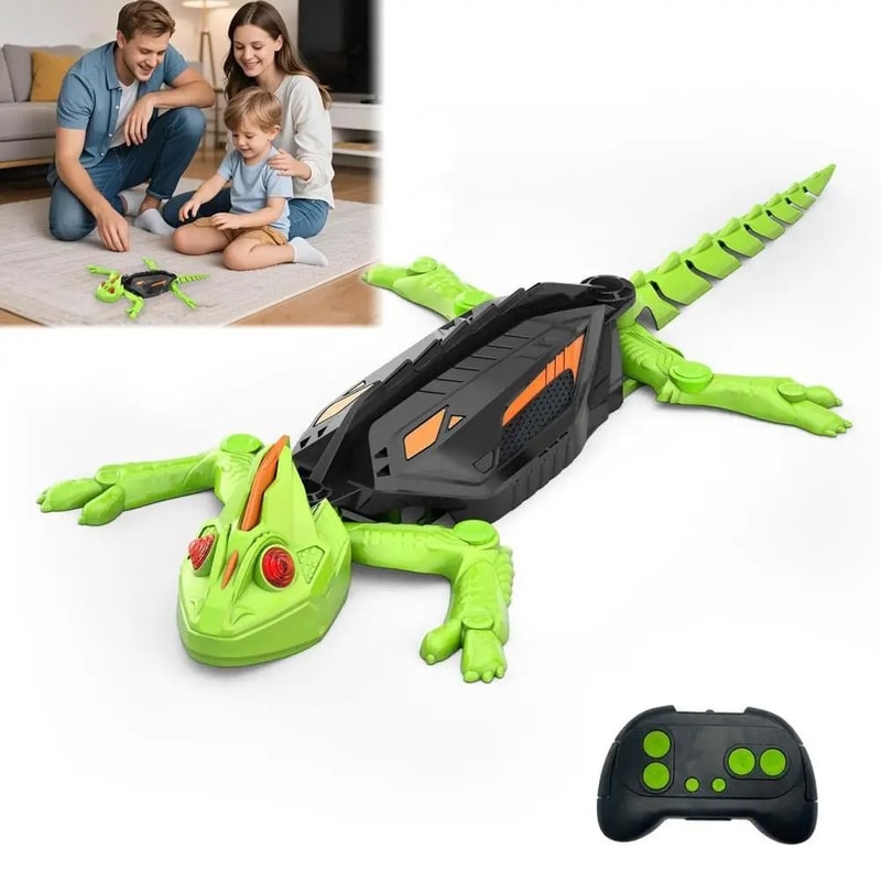 RC Wall Climbing Lizard Robot Toy Remote Control Gecko 9