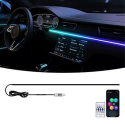 smart rgb acrylic led ambient light strip usb app controlled interior lighting