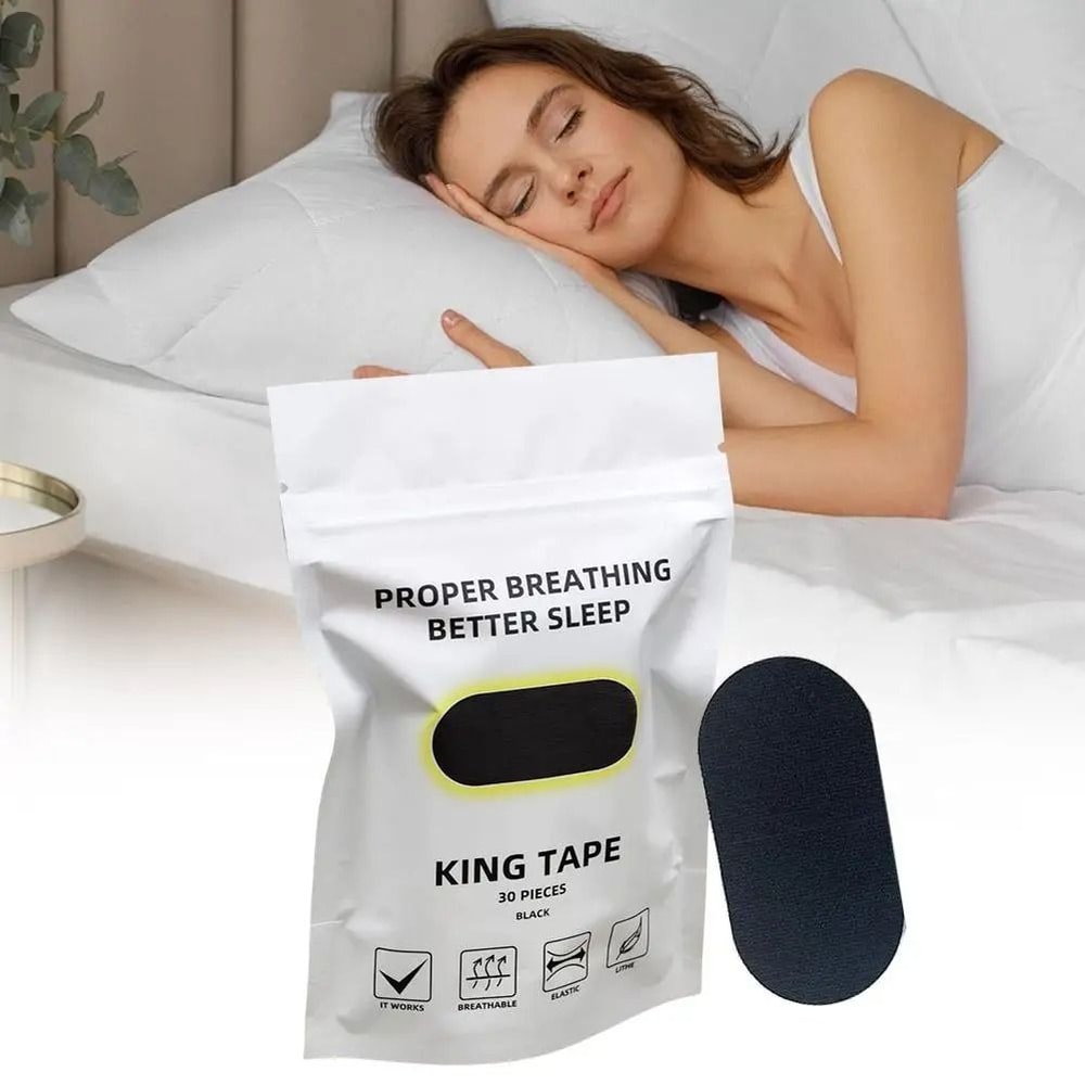 Elastic Anti Snoring Mouth Breathing Correction Sticker With Perforated Design 3