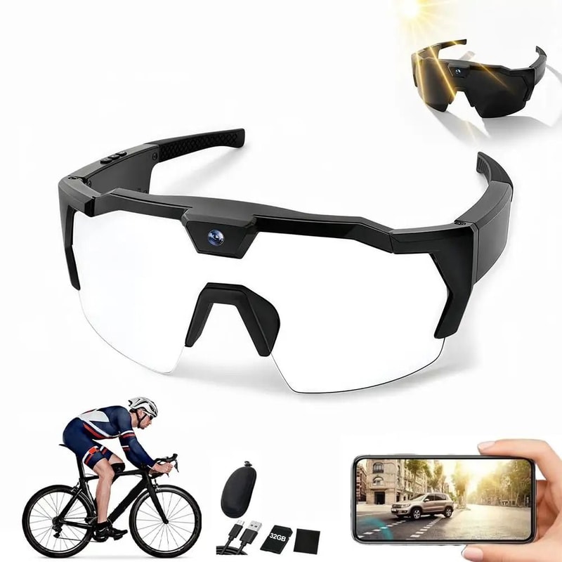 Smart Sports Camera Sunglasses With 32GB Memory Card 3