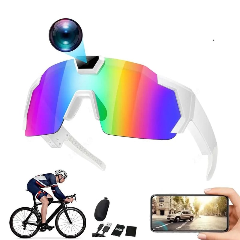 Smart Sports Camera Sunglasses With 32GB Memory Card 2