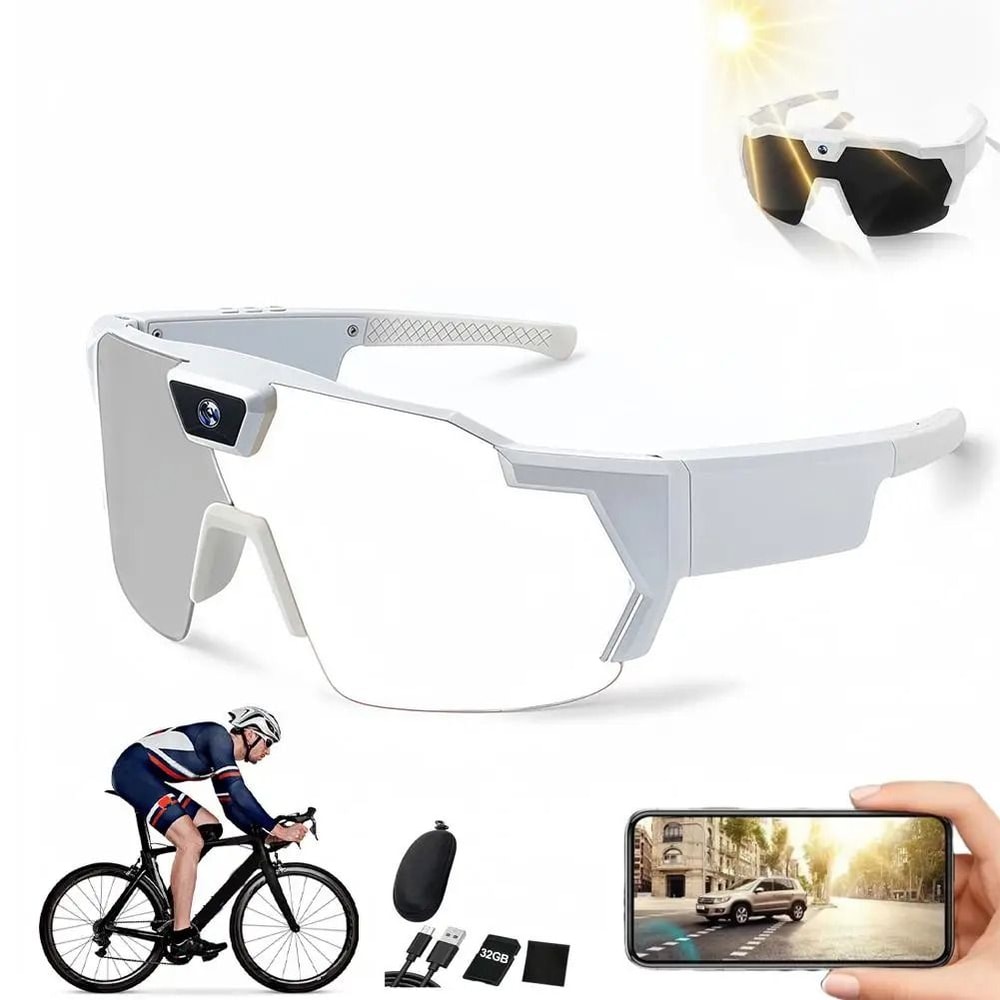 Smart Sports Camera Sunglasses With 32GB Memory Card 4