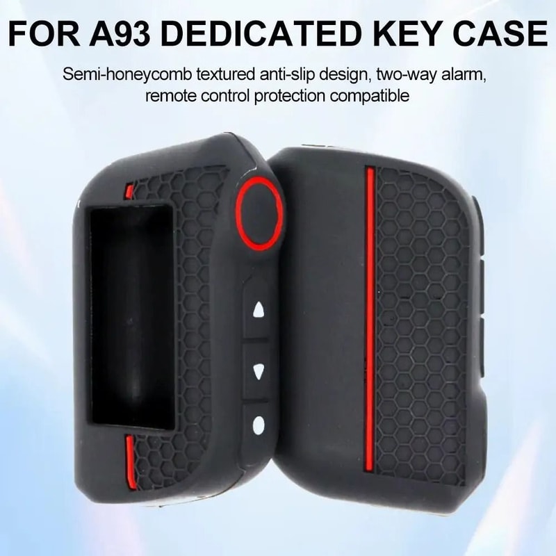 A93 Bidirectional Alarm Honeycomb Key Protective Case Car Key Cover 4