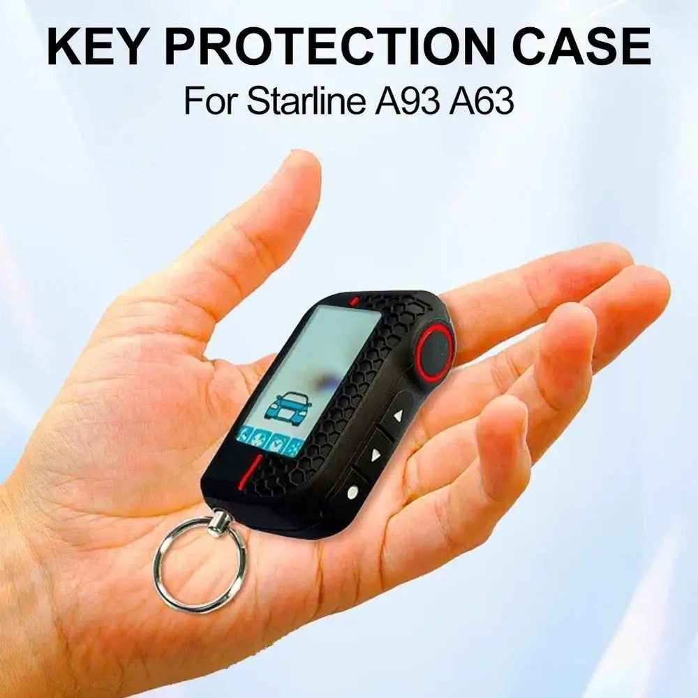 A93 Bidirectional Alarm Honeycomb Key Protective Case Car Key Cover 5