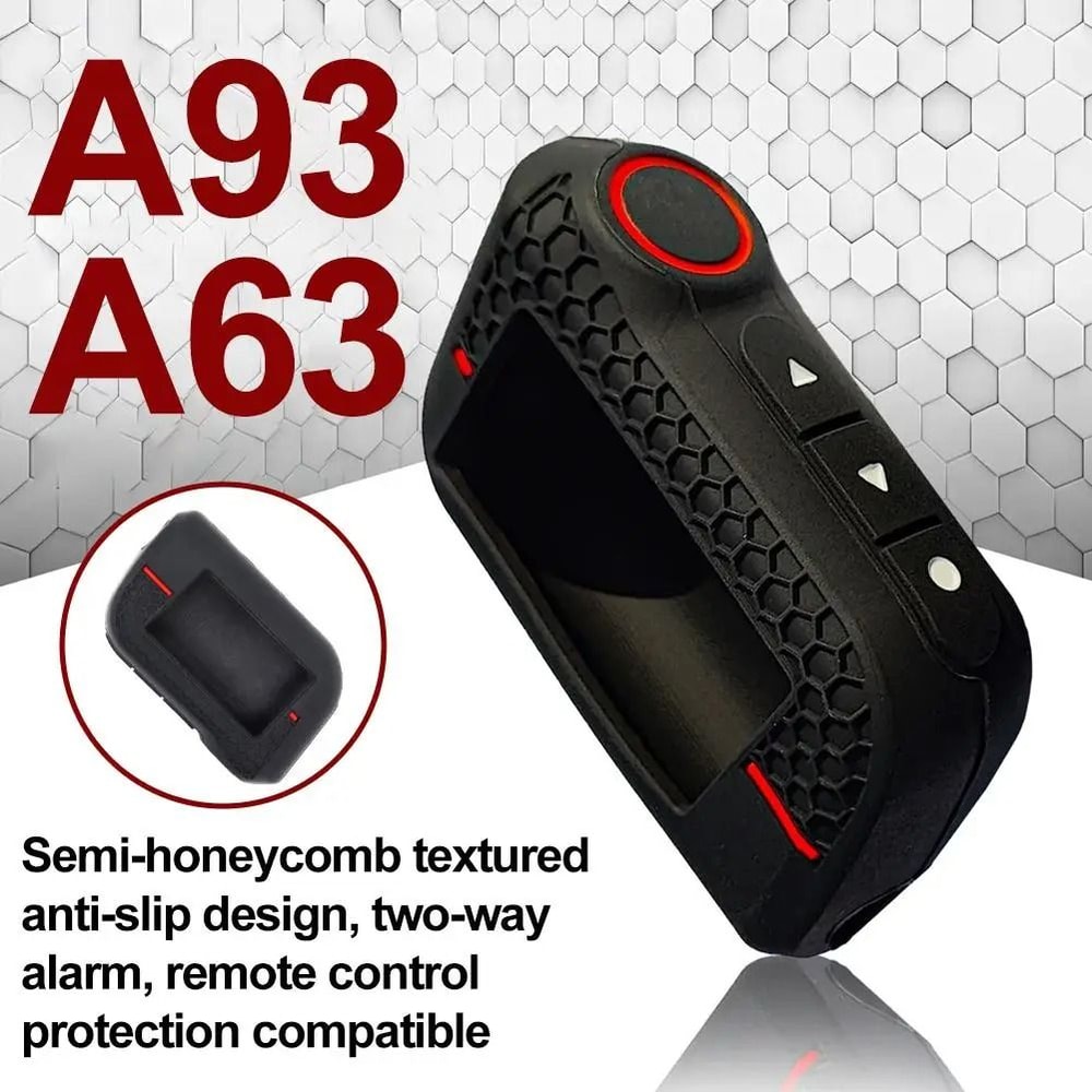 A93 Bidirectional Alarm Honeycomb Key Protective Case Car Key Cover 6