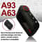 A93 Bidirectional Alarm Honeycomb Key Protective Case Car Key Cover 6