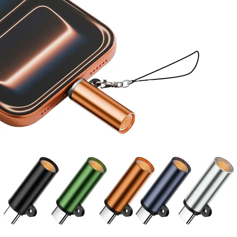 Type C Mini USB Windproof Electric Lighter Portable Tungsten Coil 10