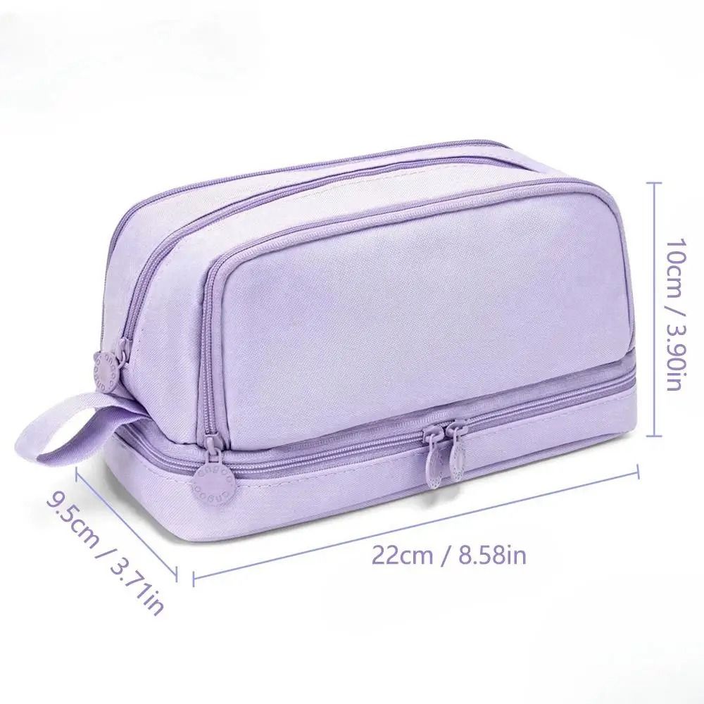 Macaron Large Capacity Multi Layer Pencil Case Organizer 6
