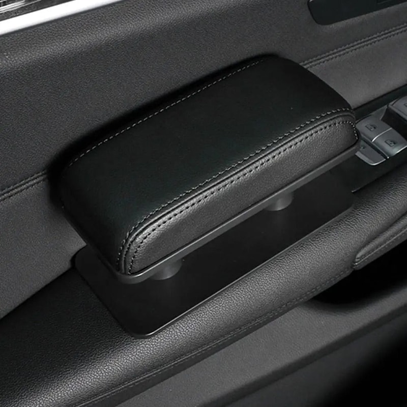 Universal Leather Car Armrest Pad Height Increasing Center Armrest Cushion 4