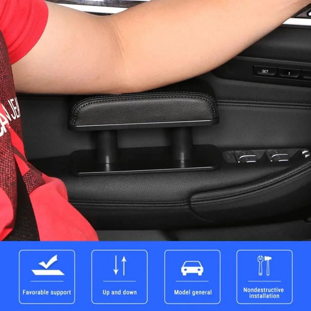 Universal Leather Car Armrest Pad Height Increasing Center Armrest Cushion 6