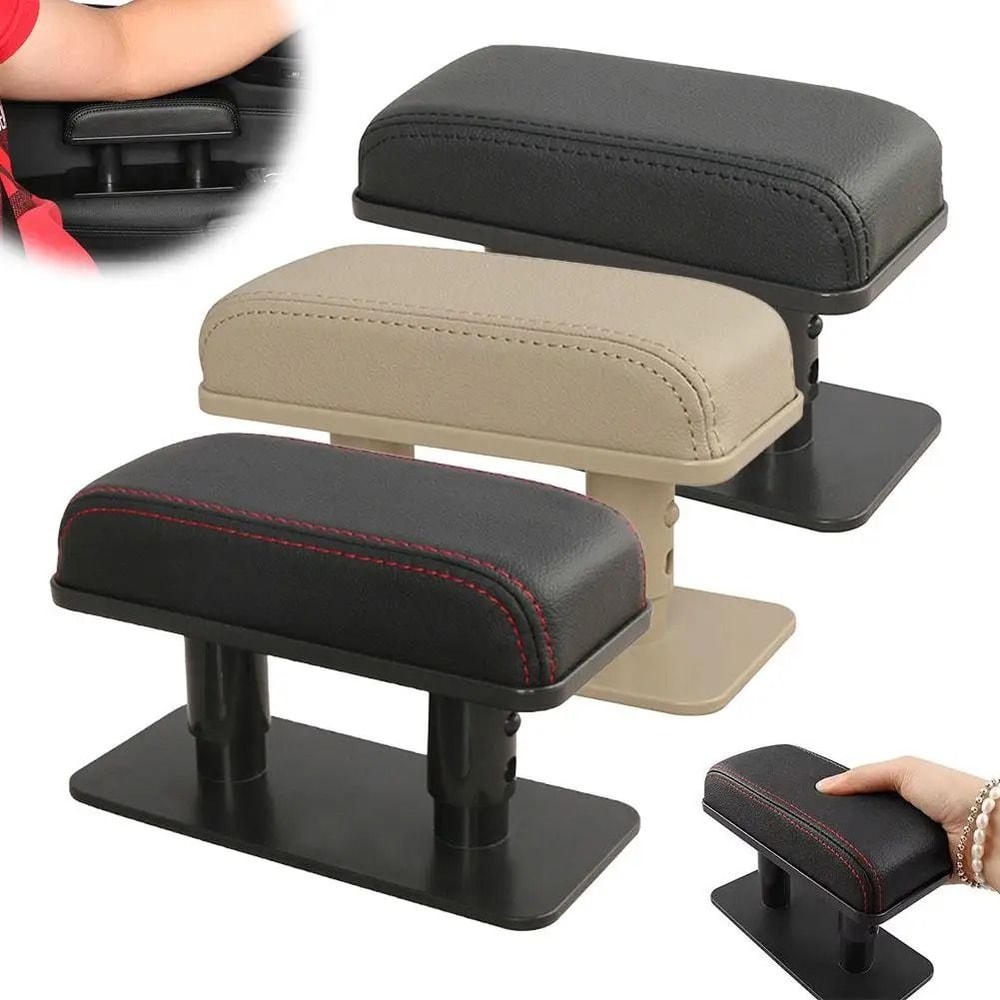 Universal Leather Car Armrest Pad Height Increasing Center Armrest Cushion 0