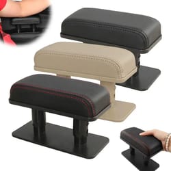 universal leather car armrest pad height increasing center armrest cushion
