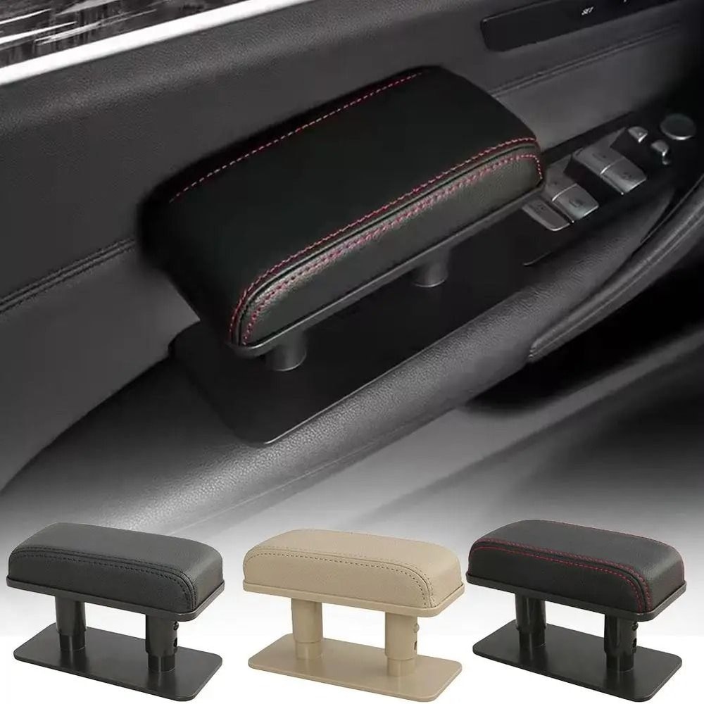 Universal Leather Car Armrest Pad Height Increasing Center Armrest Cushion 8