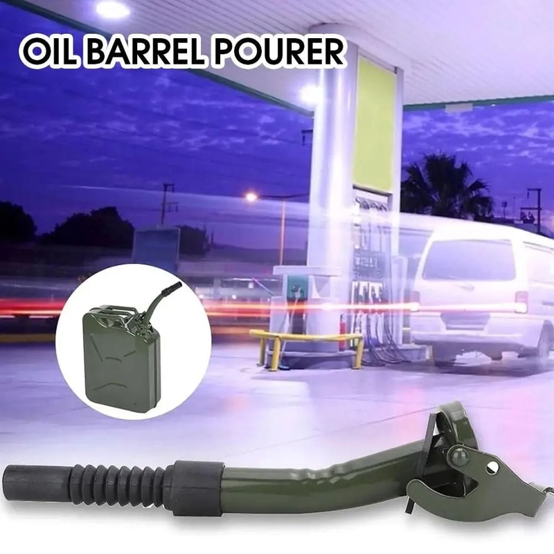 Capped Duckbill Refueling Tube Oil Pouring Device For Clean And Controlled Refills 3
