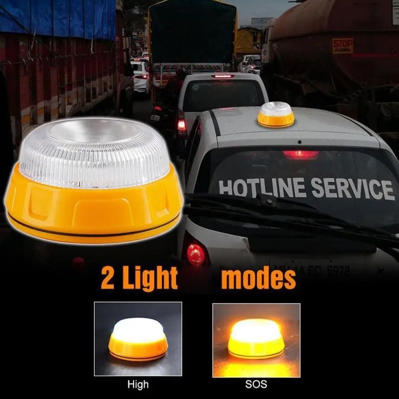 V16 Emergency Traffic Warning Light For Vehicles With High Visibility Flashing Signal 7
