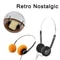 Retro Nostalgic Wired Earphones With Classic Comfort And Sound Isolation 0