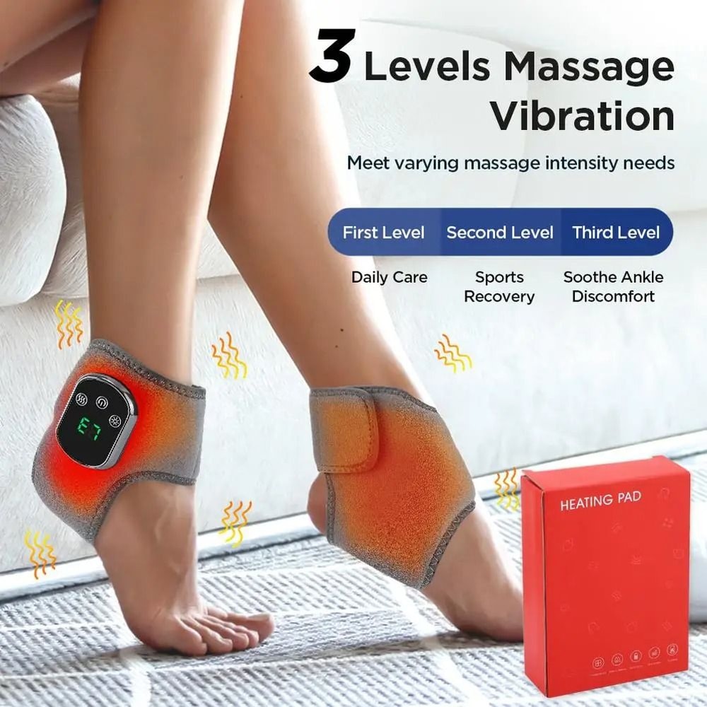 USB Heated Ankle Foot Massager For Warm Compression And Joint Care 4
