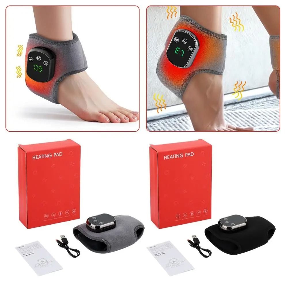 USB Heated Ankle Foot Massager For Warm Compression And Joint Care 0